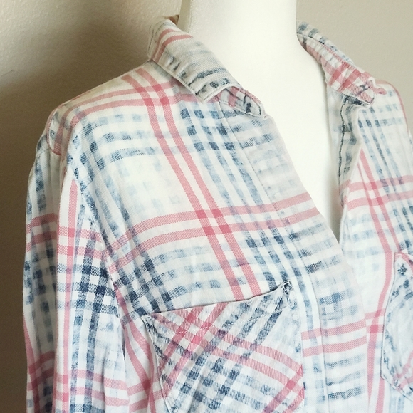 cloth & stone Tops - Cloth & Stone Soft Flannel Shirt